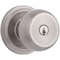 Brinks Commercial Brinks Push Pull Rotate Stafford Satin Nickel Single Cylinder Lock KW1 1.75 in. 23001-119 - alternate 1